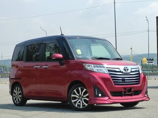 2017 Toyota Roomy I, красный, 885000 рублей, вид 3