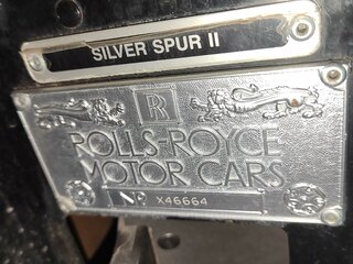 1993 Rolls-Royce Silver Spur Mark III, чёрный, 21000000 рублей, вид 4