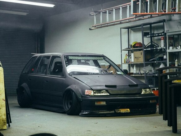 1992 Honda Civic Shuttle IV, синий - вид 7