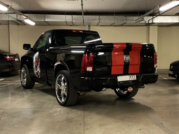 2011 Dodge RAM IV (DS/DJ), чёрный - вид 2