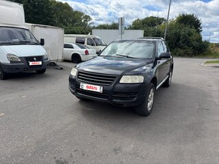 2003 Volkswagen Touareg I, чёрный, 625000 рублей, вид 1