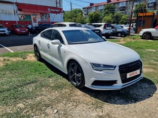 2015 Audi A7 I (4G) Рестайлинг, белый, 2800000 рублей, вид 2