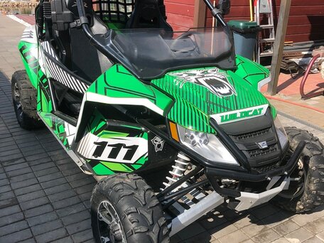 2012 Arctic Cat Wildcat, зелёный, 950000 рублей, вид 1