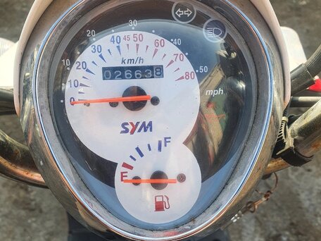2019 Sym Mio, красный, 45000 рублей, вид 4