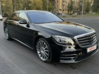 2018 Mercedes-Benz S-Класс 400 d Long VI (W222, C217) Рестайлинг, чёрный, 6290000 рублей, вид 3