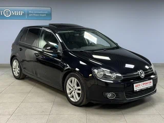 2010 Volkswagen Golf VI, чёрный, 740000 рублей, вид 3