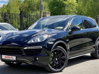 2011 Porsche Cayenne S Hybrid II (958), чёрный, 3300000 рублей, вид 1