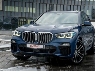 2019 BMW X5 30d IV (G05/G18), синий, 6181070 рублей, вид 5