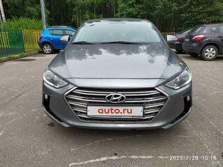 2017 Hyundai Elantra VI (AD), серый, 850000 рублей, вид 2