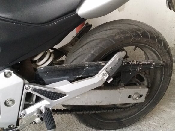 2003 Honda CB 600F Hornet, серебристый, 400000 рублей - вид 7