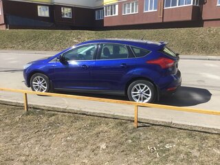 2015 Ford Focus III Рестайлинг, синий, 1177700 рублей, вид 2