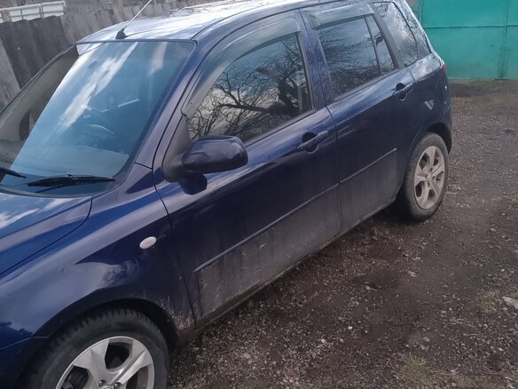 2005 Mazda Demio II (DY), синий, 550000 рублей - вид 1