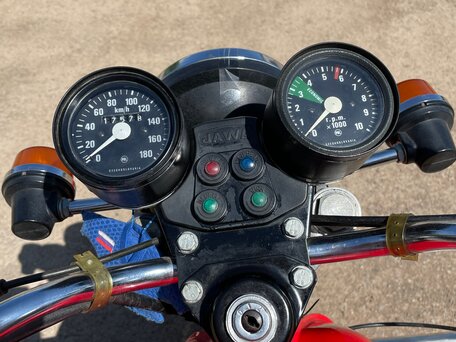 1989 Jawa 350/638, красный, 300000 рублей, вид 2