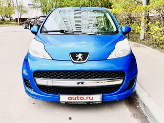 2010 Peugeot 107 I Рестайлинг, синий, 490000 рублей, вид 2