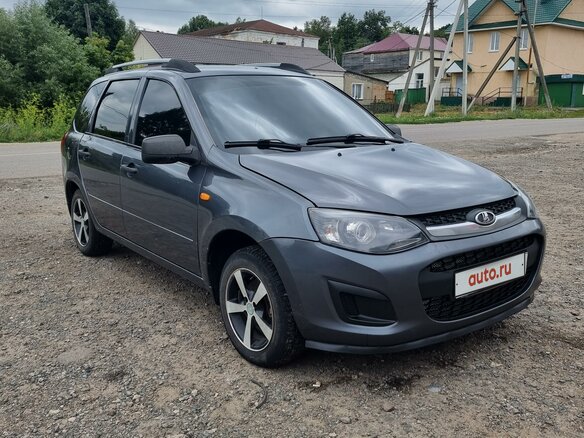 2014 Lada (ВАЗ) Kalina II, серый, 580000 рублей - вид 2