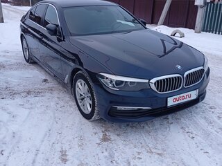 2018 BMW 5 серии 520i VII (G30/G31/G38), синий, 3100000 рублей, вид 1