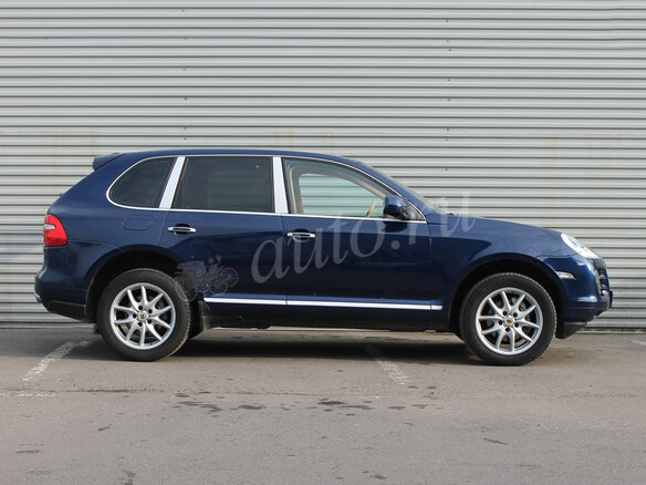 2009 Porsche Cayenne Diesel I Рестайлинг (957), синий - вид 5