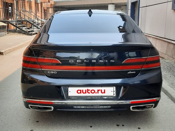 2020 Genesis G90 I Рестайлинг, чёрный, 2950000 рублей - вид 5