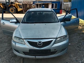 2005 Mazda 6 I (GG) Рестайлинг, серебристый, 150000 рублей, вид 1