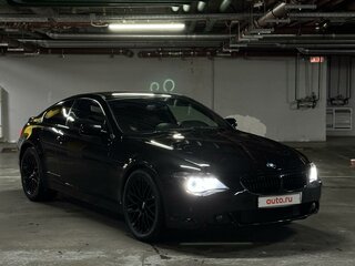 2006 BMW 6 серии 650i II (E63/E64), чёрный, 1900000 рублей, вид 2