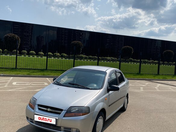 2005 Chevrolet Aveo I, серебристый, 295000 рублей - вид 4