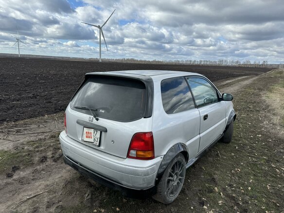 1998 Honda Logo, серый, 100000 рублей - вид 3