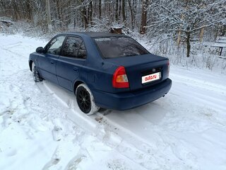 2005 Hyundai Accent ТагАЗ II, синий, 310000 рублей, вид 4