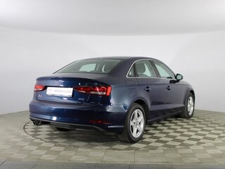 2016 Audi A3 III (8V) Рестайлинг, синий, 2200000 рублей, вид 5