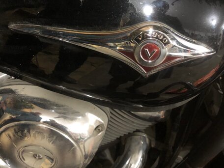 2008 Kawasaki VN900 Vulcan, чёрный, 1500000 рублей, вид 1