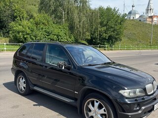 2004 BMW X5 3.0i I (E53) Рестайлинг, чёрный, 1200000 рублей, вид 4