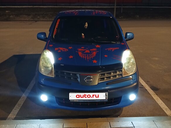 2007 Nissan Note I, синий, 520000 рублей - вид 1