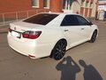 2015 Toyota Camry VII (XV50) Рестайлинг, белый - вид 3