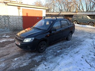 2012 Lada (ВАЗ) Granta I, чёрный, 325000 рублей, вид 1