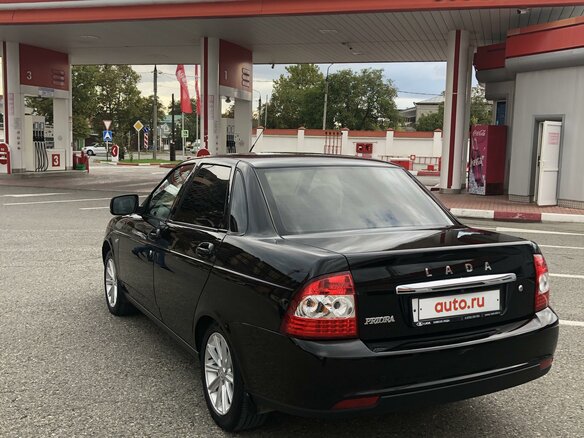2015 Lada (ВАЗ) Priora I Рестайлинг, чёрный, 700000 рублей - вид 4