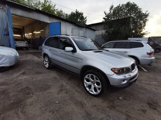 2004 BMW X5 3.0i I (E53) Рестайлинг, серебристый, 1370000 рублей, вид 4