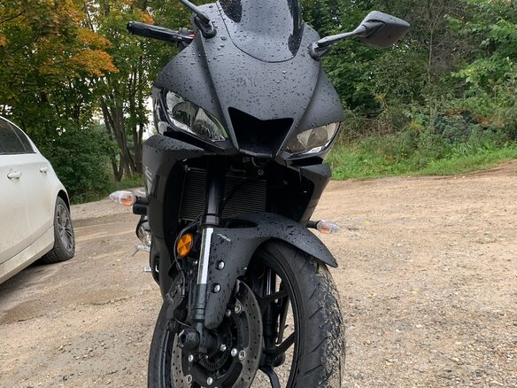 2020 Yamaha YZF-R3, чёрный, 800000 рублей - вид 12