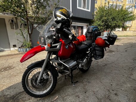1997 BMW R 1100 GS, красный, 400000 рублей, вид 2