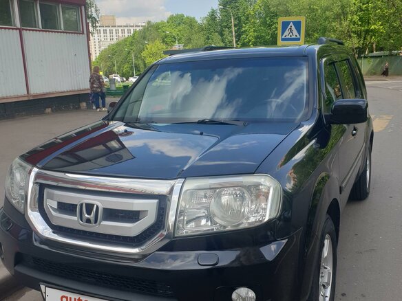 2008 Honda Pilot II, чёрный, 1490000 рублей