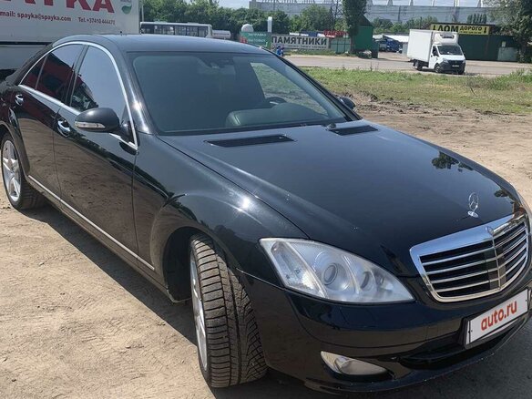 2006 Mercedes-Benz S-Класс 420 V (W221), чёрный, 1400000 рублей - вид 1