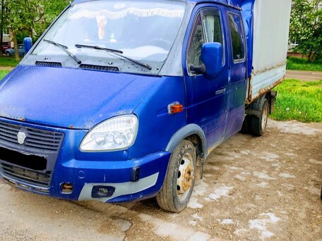 2005 ГАЗ ГАЗель (33023/330273) Фермер, синий, 450000 рублей, вид 4