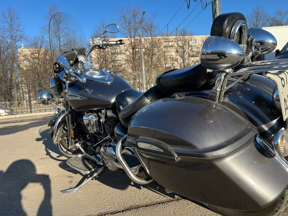 2008 Yamaha XV 1700 Road Star, серый, 850000 рублей - вид 9