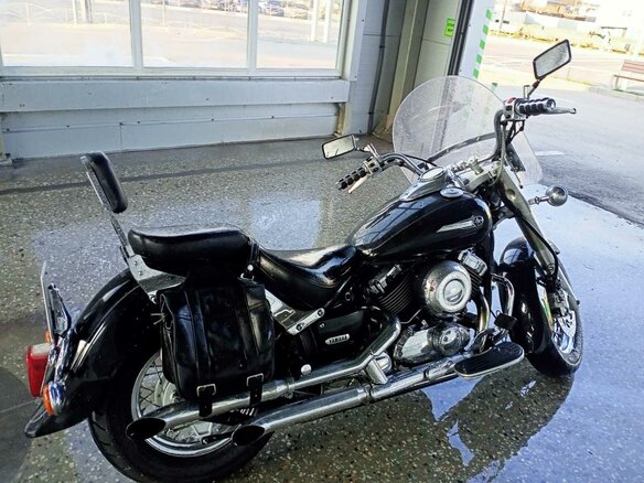 2006 Yamaha XVS650 Drag Star, чёрный, 490000 рублей - вид 9