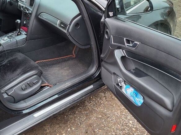 2006 Audi A6 III (C6), чёрный - вид 4