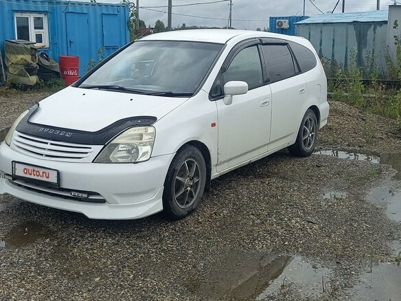 2001 Honda Stream I, белый, 555000 рублей