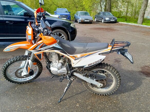 2020 Racer Enduro, оранжевый, 130000 рублей - вид 1