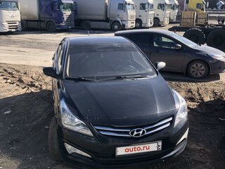 2014 Hyundai Solaris I Рестайлинг, чёрный, 750000 рублей, вид 1