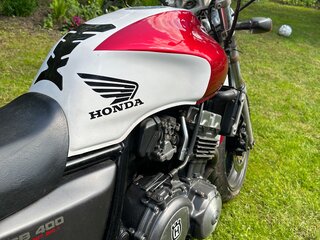 1993 Honda CB 400 Super Four, красный, 265000 рублей, вид 1