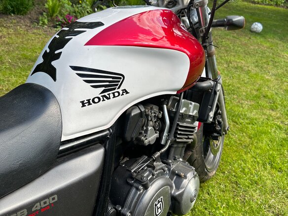 1993 Honda CB 400 Super Four, красный, 265000 рублей