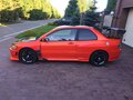 2003 Mitsubishi Lancer Evolution 5-speed VIII, красный