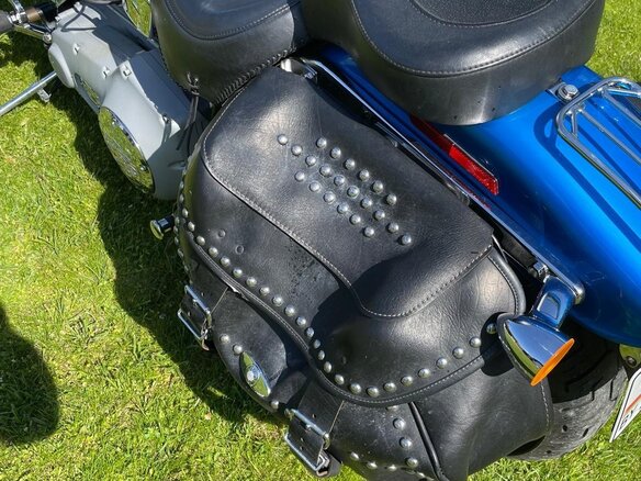 2004 Harley-Davidson Softail Standard, синий, 796000 рублей - вид 4